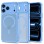 Tech-Protect MagPeak MagSafe CC Case for iPhone 18 Pro Max / 17 Pro Max - Light Blue Matte