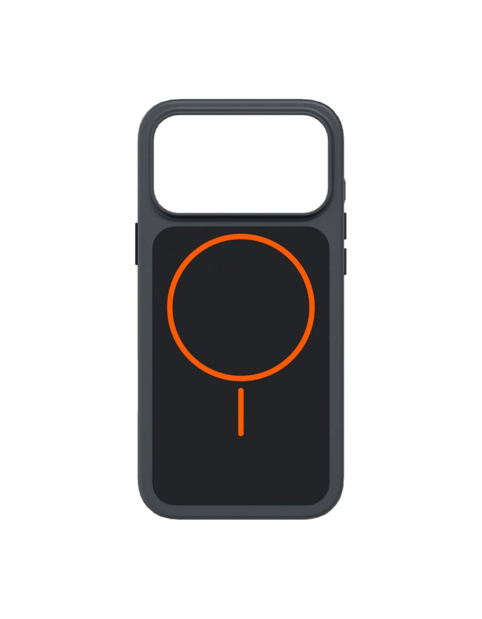 SBS D3O Core Case for iPhone 18 Pro Max / 17 Pro Max Compatible with MagSafe - Black and Orange