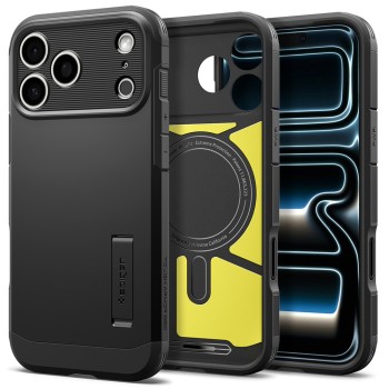 Spigen Tough Armor MagSafe case for iPhone 18 Pro / 17 Pro - black