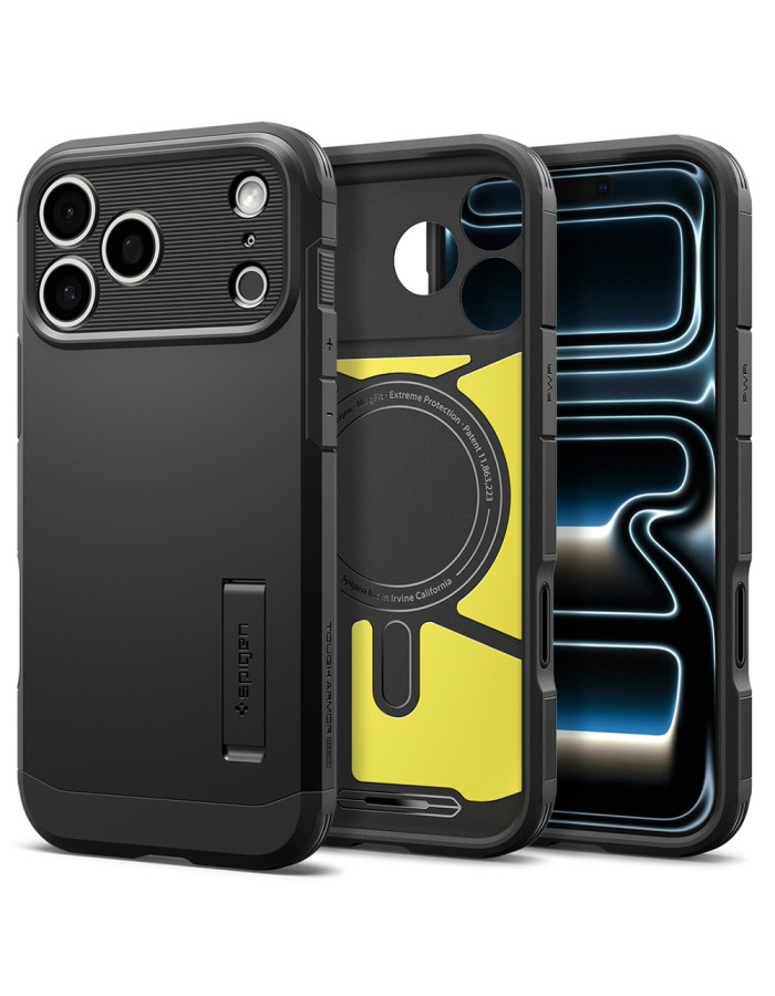 Spigen Tough Armor Case for iPhone 18 Pro Max / 17 Pro Max - Black