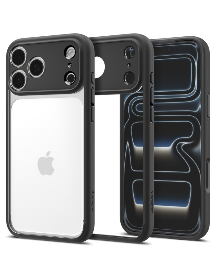 Spigen Ultra Hybrid Case for iPhone 18 Pro Max / 17 Pro Max - Matte Black