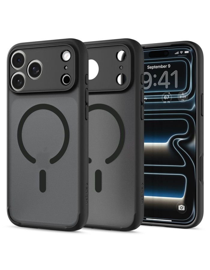 Spigen Ultra Hybrid MagSafe case for iPhone 18 Pro / 17 Pro - frost black Spigen Ultra Hybrid MagSafe case for iPhone 18 Pro / 17 Pro - frost black