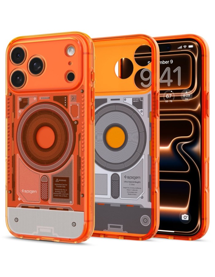 Spigen Ultra Hybrid MagSafe Case for iPhone 18 Pro / 17 Pro - Orange Spigen Ultra Hybrid MagSafe Case for iPhone 18 Pro / 17 Pro - Orange