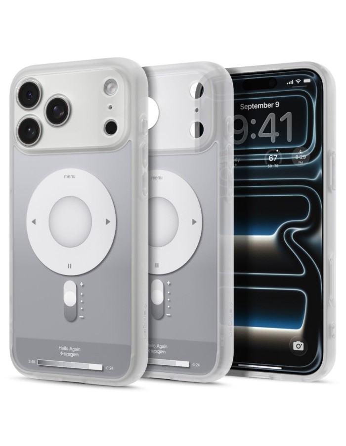 Spigen Ultra Hybrid MagSafe case for iPhone 18 Pro / 17 Pro - silver
