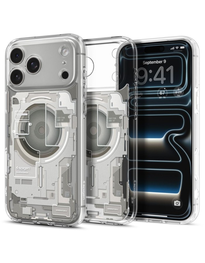 Spigen Ultra Hybrid MagSafe Zero One Case for iPhone 18 Pro / 17 Pro - Titanium