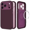 Tech-Protect Uniq MagSafe CC case for iPhone 18 Pro Max / 17 Pro Max - burgundy