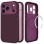 Tech-Protect Uniq MagSafe CC case for iPhone 18 Pro Max / 17 Pro Max - burgundy