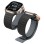 Spigen Athlex Air M Strap for Apple Watch 44 / 45 / 46 / 49 mm - Black and Gray