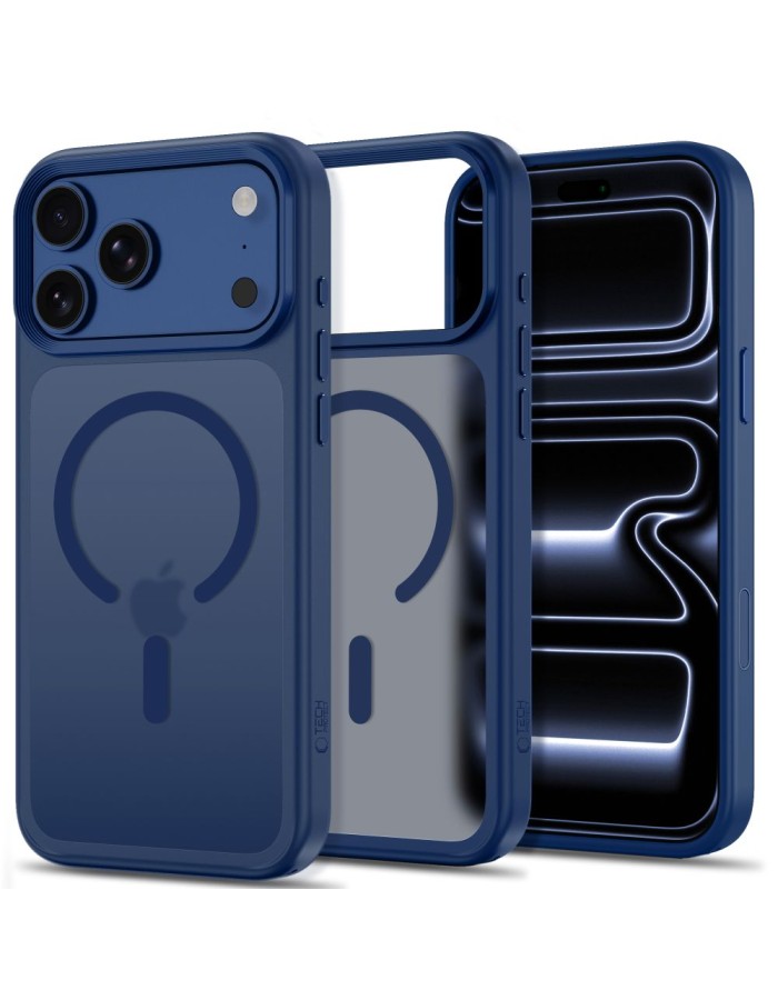 Tech-Protect Magmat Magsafe CC Case for iPhone 18 Pro Max / 17 Pro Max - Matte Navy Blue Tech-Protect Magmat Magsafe CC Case for iPhone 18 Pro Max / 17 Pro Max - Matte Navy Blue