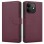 Tech-Protect Wallet case for Xiaomi Redmi Note 17 Pro 5G - burgundy