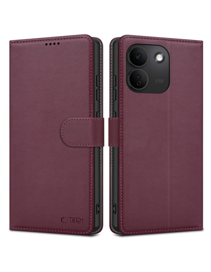 Tech-Protect Wallet case for Xiaomi Redmi Note 17 Pro Max 5G - burgundy Tech-Protect Wallet case for Xiaomi Redmi Note 17 Pro Max 5G - burgundy