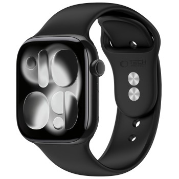 Tech-Protect Silicone Strap for Apple Watch 44 / 45 / 46 / 49 mm - Black