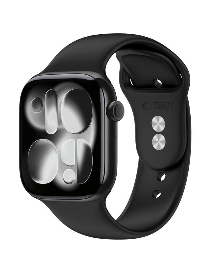 Tech-Protect Silicone Strap for Apple Watch 44 / 45 / 46 / 49 mm - Black Tech-Protect Silicone Strap for Apple Watch 44 / 45 / 46 / 49 mm - Black