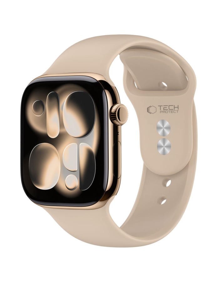 Tech-Protect Silicone Strap for Apple Watch 44 / 45 / 46 / 49 mm - Beige Tech-Protect Silicone Strap for Apple Watch 44 / 45 / 46 / 49 mm - Beige
