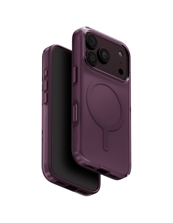 Uniq Clario Magclick Charging eco case for iPhone 18 Pro / 17 Pro - purple Uniq Clario Magclick Charging eco case for iPhone 18 Pro / 17 Pro - purple