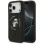 Karl Lagerfeld Silicone Karl&amp;amp;Choupette Ring MagSafe Case for iPhone 18 Pro Max / iPhone 17 Pro Max - Black