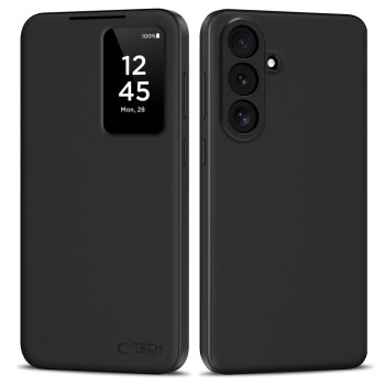 Tech-Protect Smart Wallet Case for Samsung Galaxy S26 FE - Matte Black