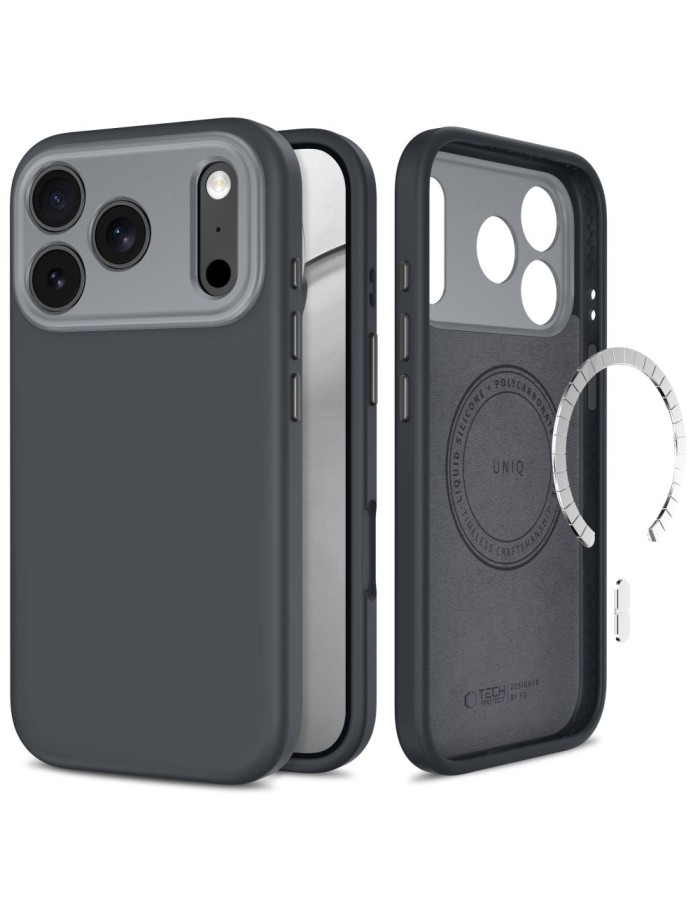 Tech-Protect Uniq MagSafe CC case for iPhone 18 Pro / 17 Pro - graphite Tech-Protect Uniq MagSafe CC case for iPhone 18 Pro / 17 Pro - graphite