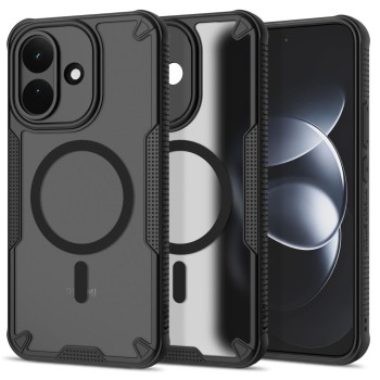 Tech-Protect Rugged Shield MagSafe Case for Xiaomi Redmi Note 17 Pro 5G - Matte Black