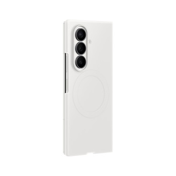 Samsung Silicone Magnet Case for Samsung Galaxy Z Fold 8 compatible with MagSafe + 2 anti-reflective films - white