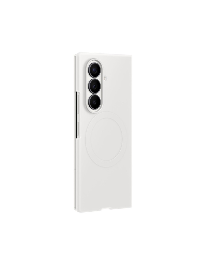 Samsung Silicone Magnet Case for Samsung Galaxy Z Fold 8 compatible with MagSafe + 2 anti-reflective films - white