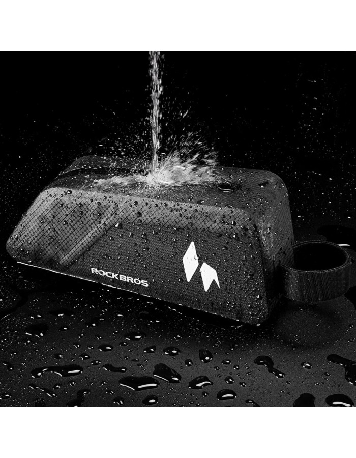 Rockbros AS-151 RideMate Waterproof Top Tube Bag - Black Rockbros AS-151 RideMate Waterproof Top Tube Bag - Black