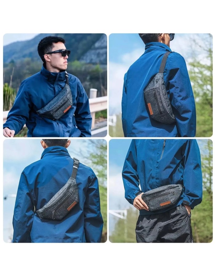 Rockbros H33 Bike Hip Bag 1.5L - Gray Rockbros H33 Bike Hip Bag 1.5L - Gray