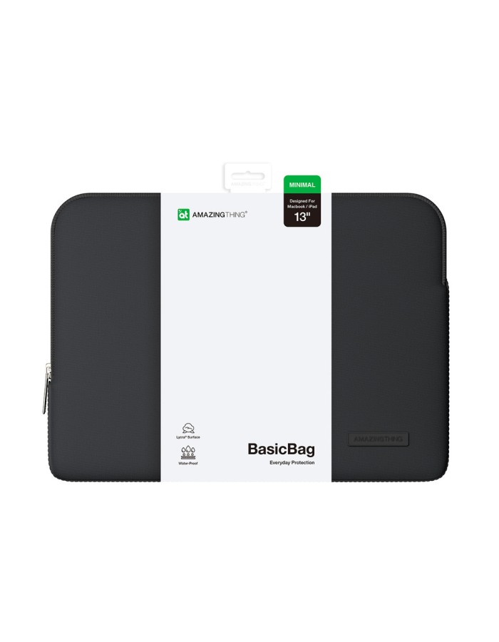 AmazingThing Minimal BasicBag Laptop Bag for MacBook Neo 13" - Black AmazingThing Minimal BasicBag Laptop Bag for MacBook Neo 13" - Black