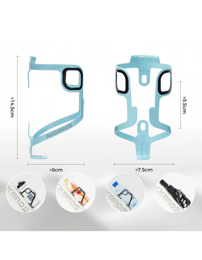 Rockbros BBC2504 Ultralight Aluminum Bottle Cage - Blue