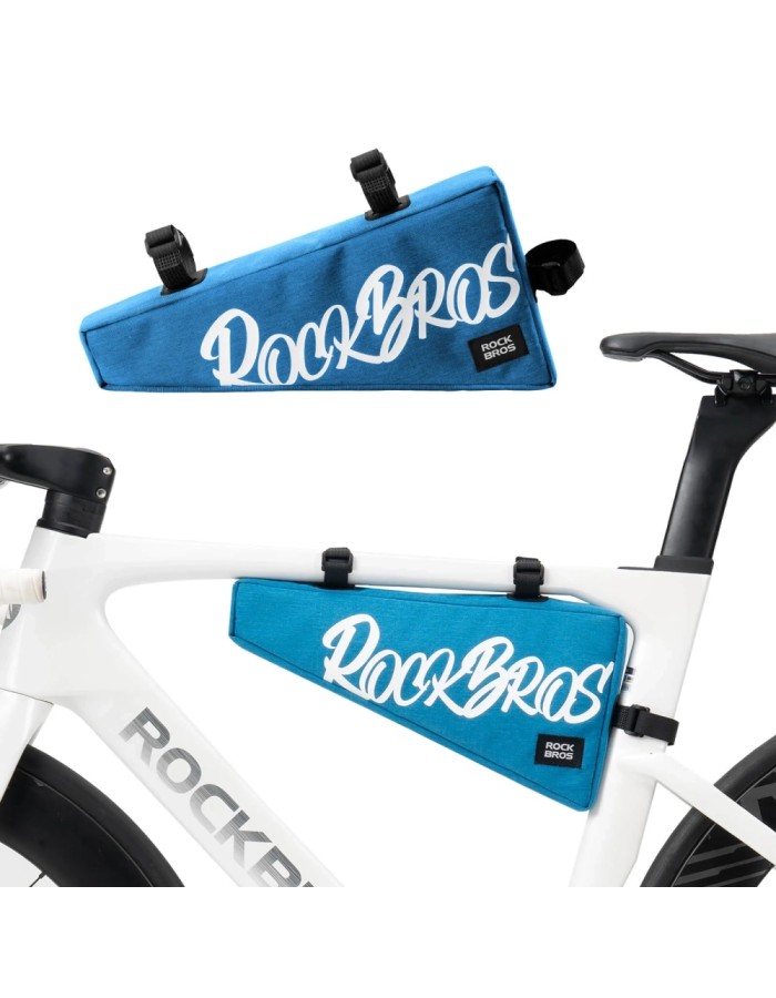 Rockbros G008 Flash Journey Triangle Frame Bike Bag XL 1.9 l - Blue Rockbros G008 Flash Journey Triangle Frame Bike Bag XL 1.9 l - Blue