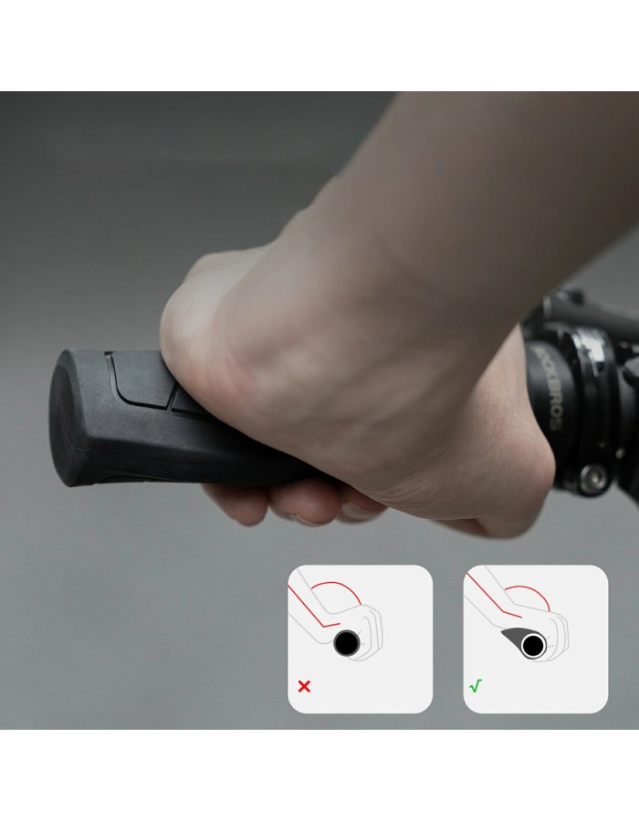 Rockbros G326PL Bicycle Grips - Black Rockbros G326PL Bicycle Grips - Black