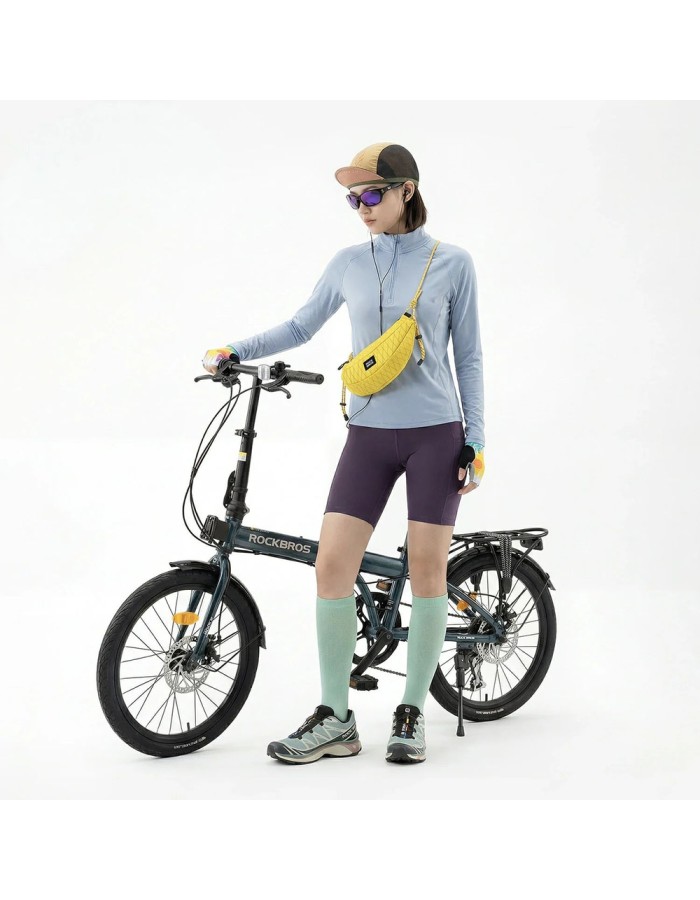 Rockbros H74 Bicycle Bag for Handlebar or Banana Shoulder 1.8L - Yellow Rockbros H74 Bicycle Bag for Handlebar or Banana Shoulder 1.8L - Yellow