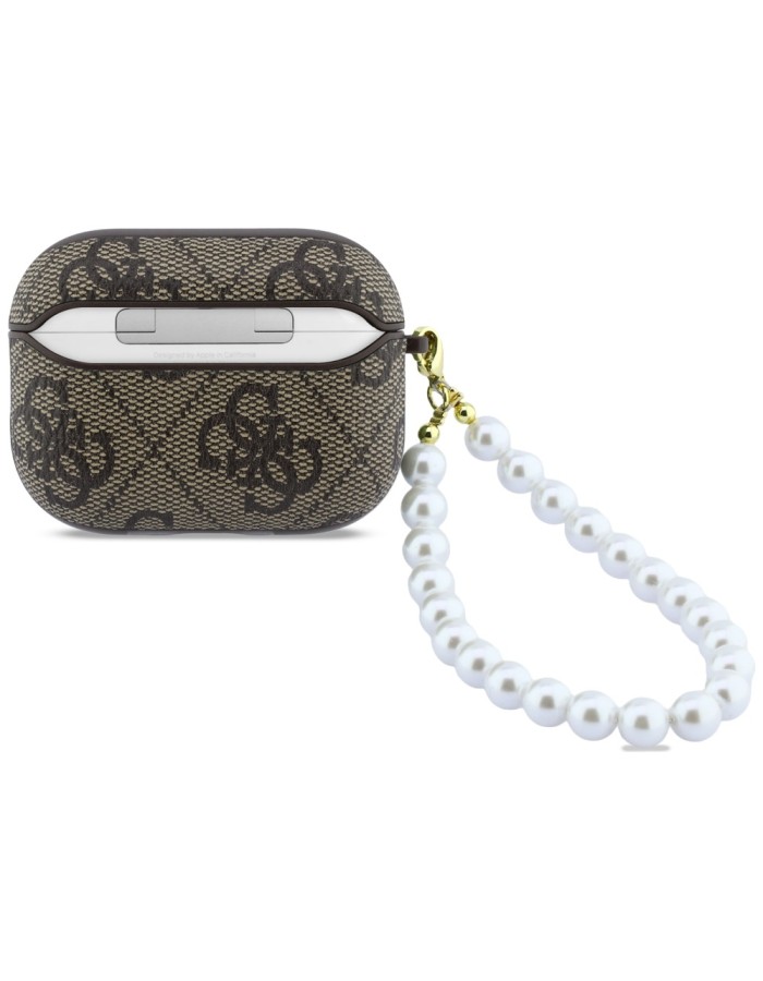 Guess 4G Pearl Strap case for AirPods Pro 3 - brown