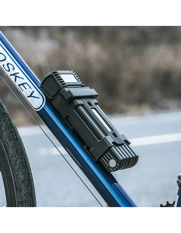 Rockbros LKXR2006 Folding Bike Lock with Key - Black Rockbros LKXR2006 Folding Bike Lock with Key - Black
