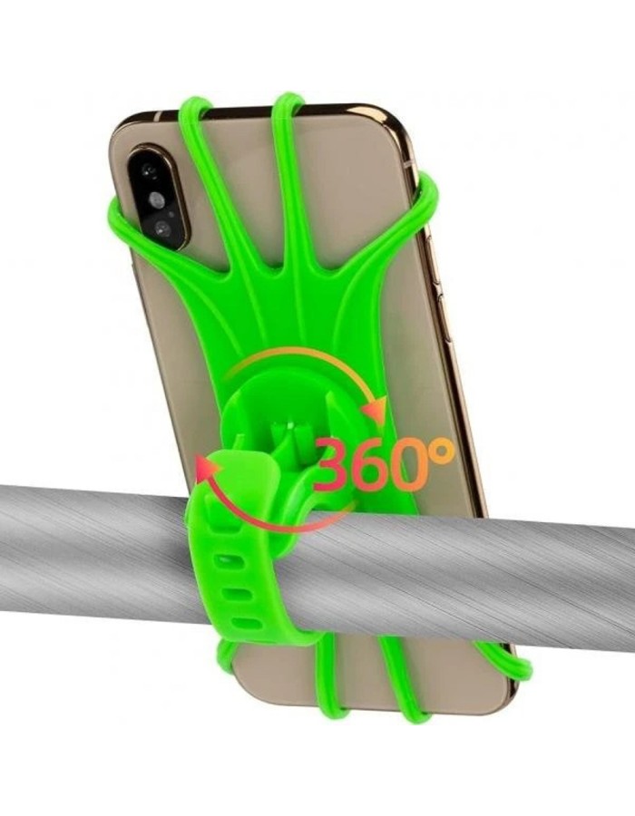 Rockbros LF436 Handlebar Clamp Phone Holder - Green Rockbros LF436 Handlebar Clamp Phone Holder - Green