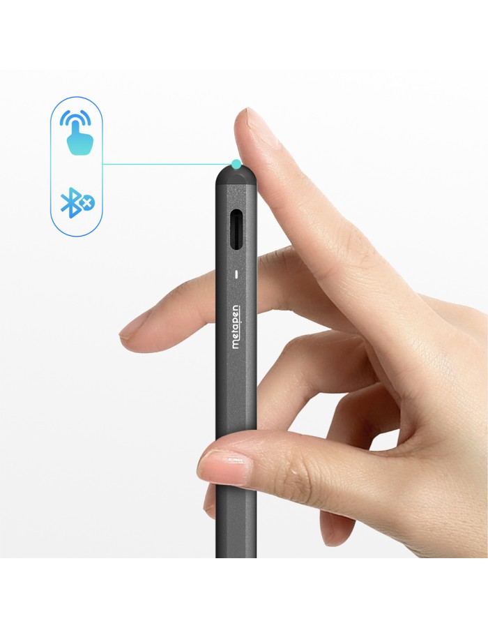 Metapen A8 Active Stylus for iPad USB-C - Black