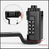 Rockbros LFCXR0085 Folding Bike Lock with Combination - Black Rockbros LFCXR0085 Folding Bike Lock with Combination - Black