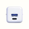 3mk Hyper GaN Charger 20W QC4+ PD PPS USB-C USB-A Wall Charger - White