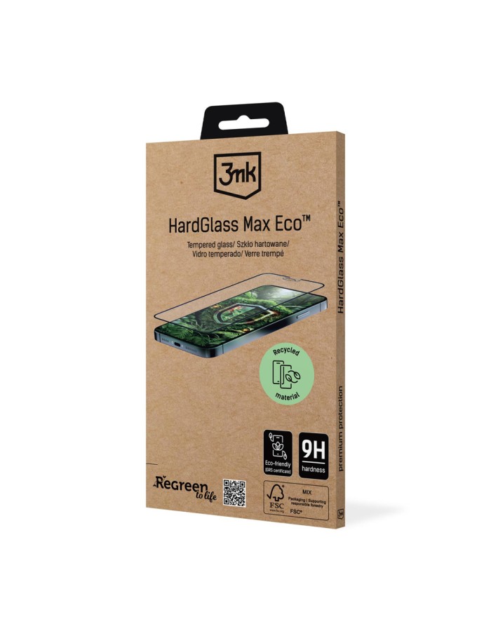 Tempered glass 3mk HardGlass Max Eco for Apple iPhone 13/13 Pro/14 Tempered glass 3mk HardGlass Max Eco for Apple iPhone 13/13 Pro/14