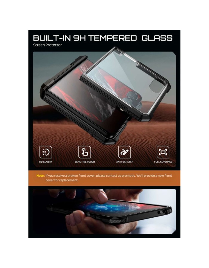 Supcase UB Grip Mag MagSafe Case for Samsung Galaxy Z Flip 8 - Black