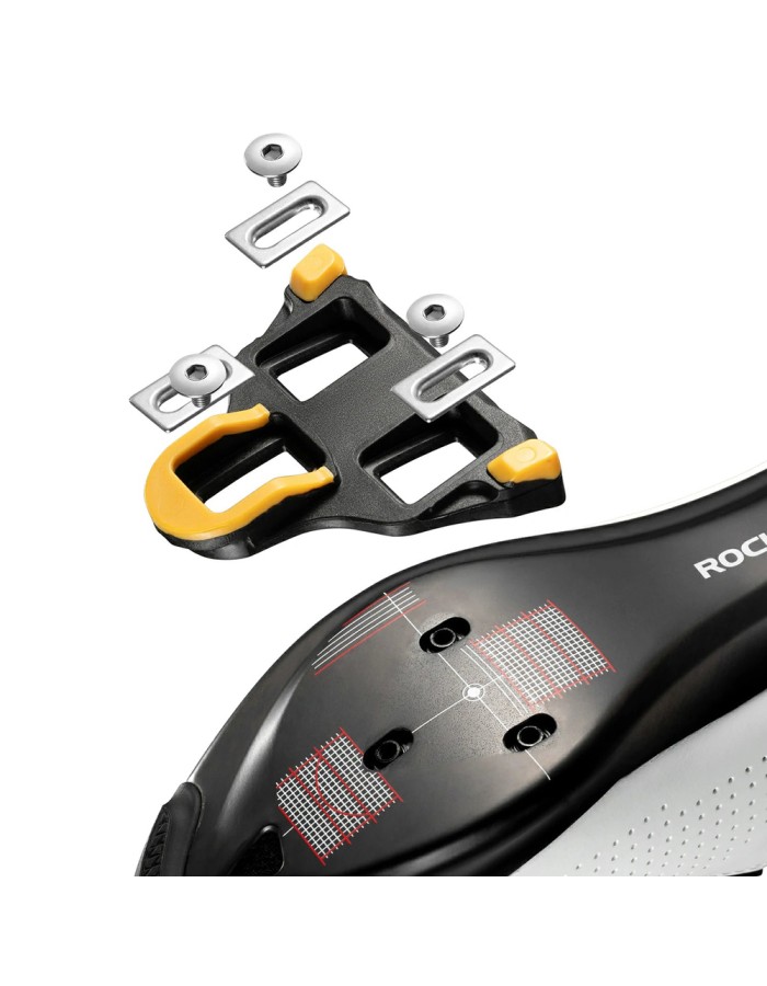Rockbros RD9 SPD Carbon Fiber and Titanium Alloy Pedal Cleats - Black
