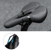Rockbros 8182 city bicycle saddle, comfortable, anatomical - black