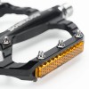 Rockbros C700 Reflective Aluminum Platform Bicycle Pedals - Black Rockbros C700 Reflective Aluminum Platform Bicycle Pedals - Black