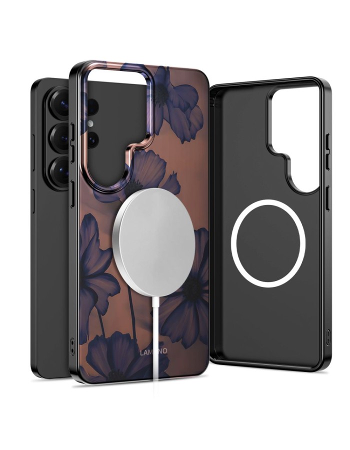 Tech-Protect Lamano MagSafe Case for Samsung Galaxy S26 Ultra - Brown and Purple Tech-Protect Lamano MagSafe Case for Samsung Galaxy S26 Ultra - Brown and Purple