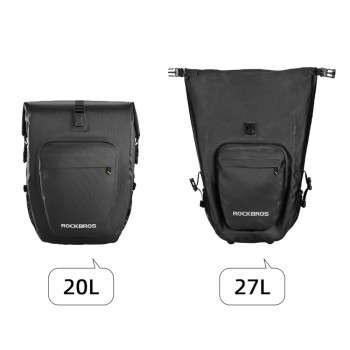 Rockbros AS-001 Waterproof Trunk Bag 27L - Black