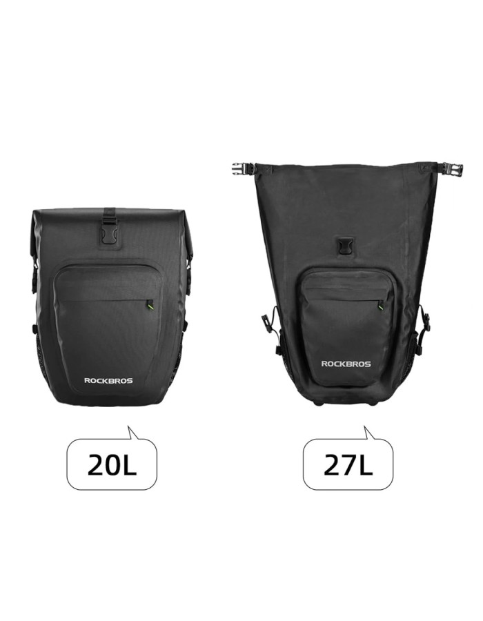 Rockbros AS-001 Waterproof Trunk Bag 27L - Black Rockbros AS-001 Waterproof Trunk Bag 27L - Black