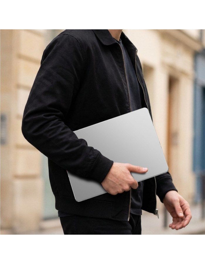 AmazingThing Titan Hardshell Case for MacBook Air M5 14" - Transparent