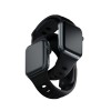 3mk Silicone Watch Strap for Apple Watch 38 / 40 / 41 mm - black