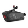 Rockbros AS-141 Lightweight Bicycle Seat Bag with Smart Rear Light - Black Rockbros AS-141 Lightweight Bicycle Seat Bag with Smart Rear Light - Black