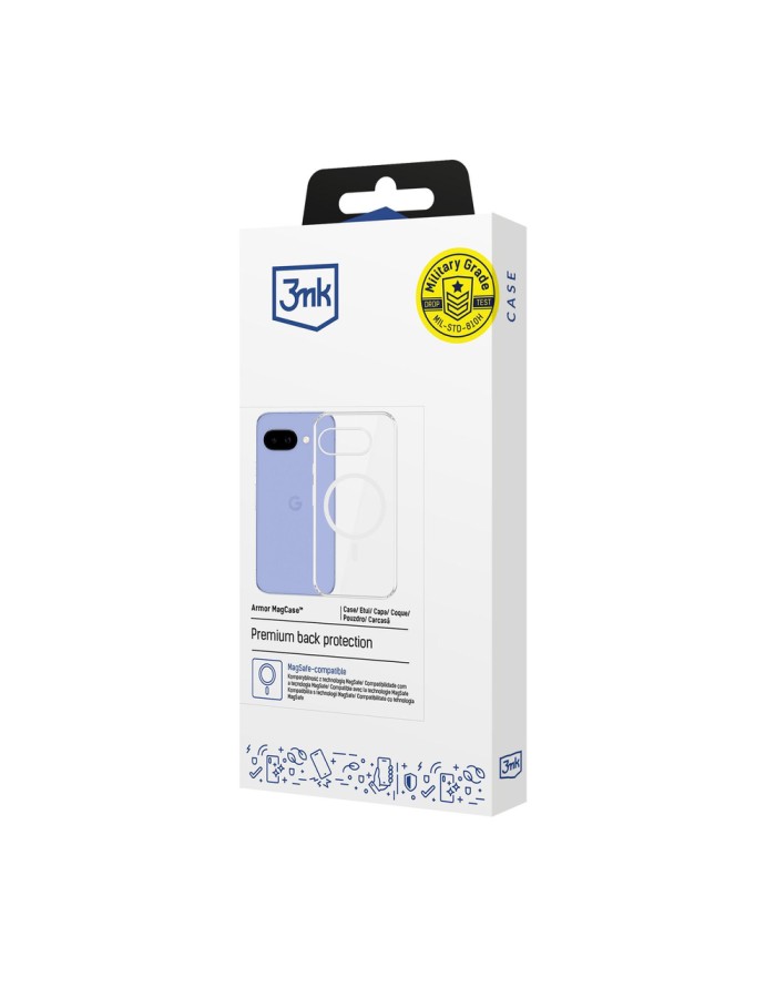 3mk Armor MagCase for Google Pixel 10A - Transparent 3mk Armor MagCase for Google Pixel 10A - Transparent